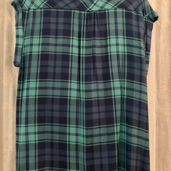 Rails Blue Flannel Shirt - Picture 2 of 4